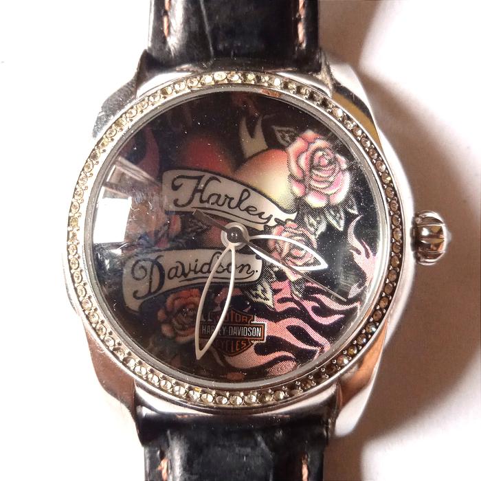 Lady Harley Davidson Watch Bulova 2008HD Fungsi Original