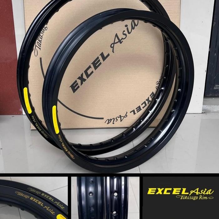 VELG EXCEL TAKASAGO RING 21/18 BLACK VELG MOTOR TAKASAGO EXCEL ASIA