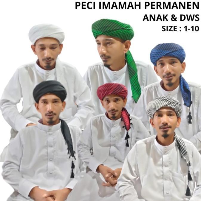 Peci Imamah Permanen Sorban Imamah PermanenImamah permanenUDENGUDENG