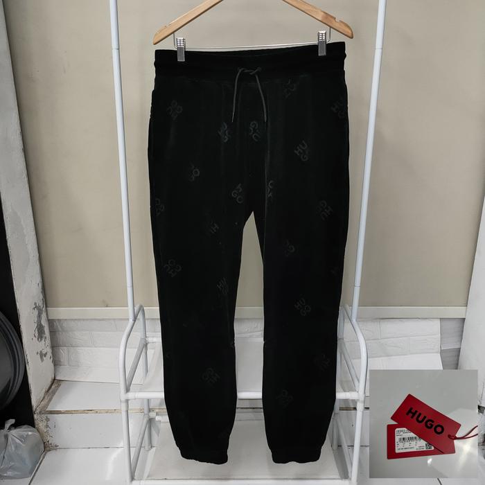 HUGO BOSS 100% Original Celana Panjang Joger Casual Beludru