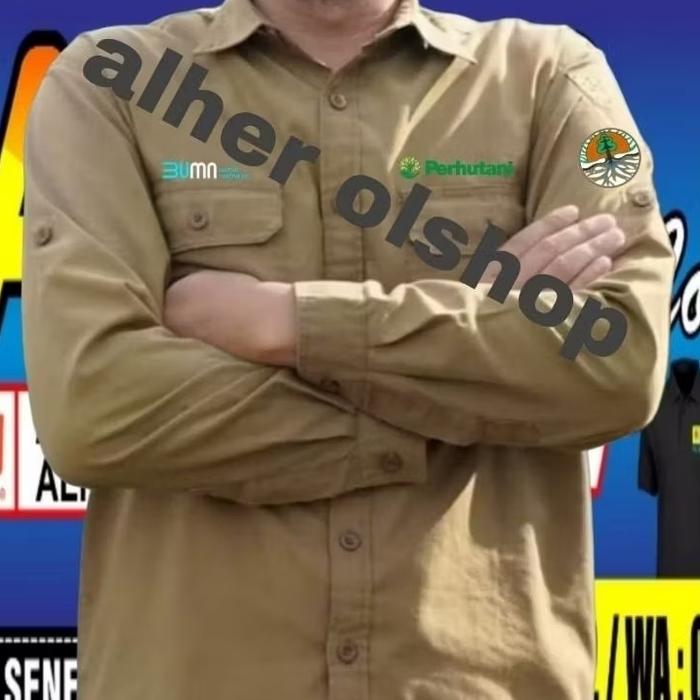 Kemeja perhutani baju perhutani seragam perhutani Pdh perhutani kemeja kerja perhutani baju kerja pe