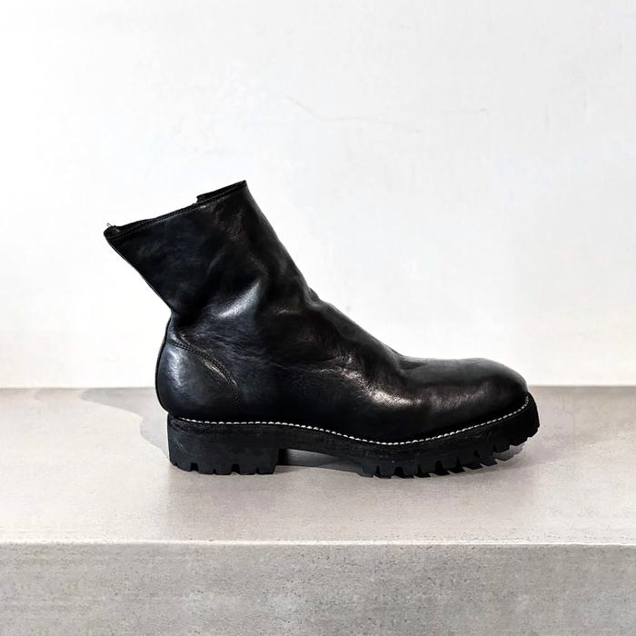 GUIDI 796LV SIDE ZIP LOW BOOTS "Made In Italy"