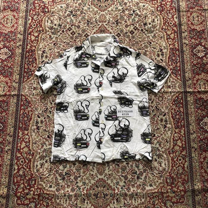 Kemeja Thisisneverthat open collar pattern shirt HE898
