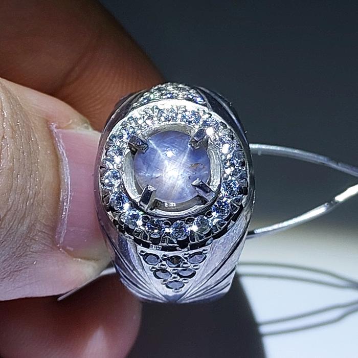LIGHT PURPLE STAR SAPPHIRE RING (1,45 CARATS) - FER522