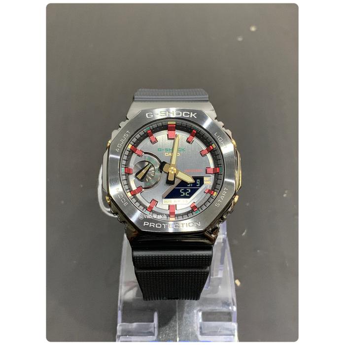 Casio Gshock GM 2100CH-1A / GM2100CH-1A Forged Stainless Steel Bezel ORIGINAL