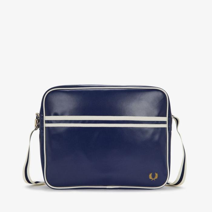 FRED PERRY CLASSIC SHOULDER BAG Carbon Blue Unisex Original