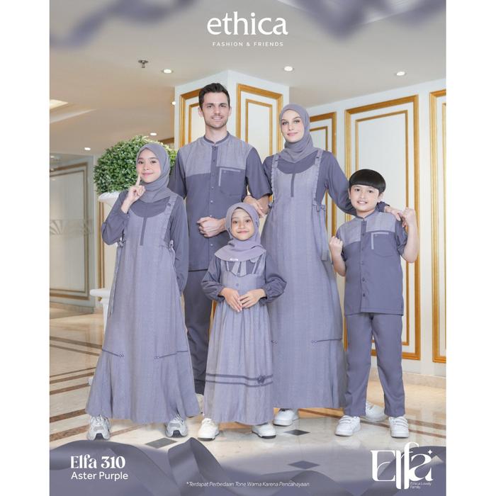 Ethica Sarimbit Elfa 310 Aster Purple Ayumi 538 Ayumi Kids 49 Kahfi 361 Kahfi Kids 261 Gamis Koko De
