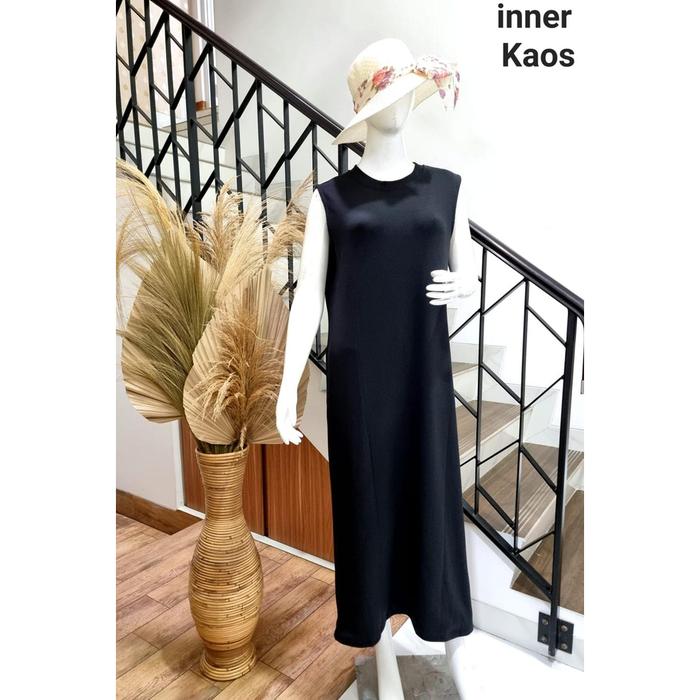 Terlaris Inner Dress / Inner Rajut / Inner Span Panjang / Inner Gamis / Inner Gamis Tanpa Lengan
