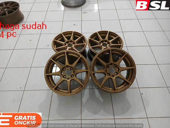 JUAL VELG RACING MODEL XXR R15 X7 8X100/114,3 ET40 BRONZE PAS BUAT MOBIL YARIS BRIO MOBILIO JAZZ ETI