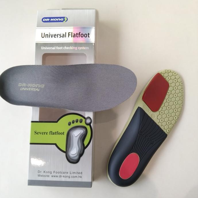 Insole Sepatu DR KONG Universal FlatFoot (Severe FlatFoot)