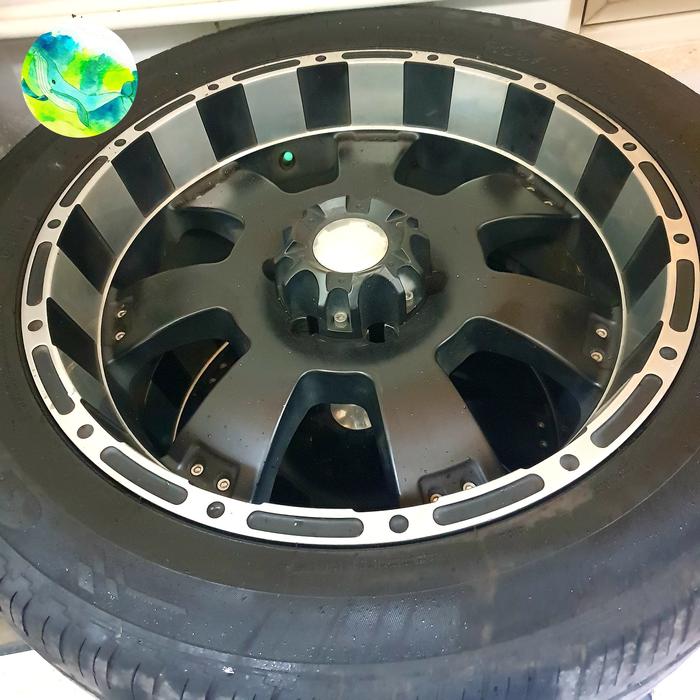 Velg 20" off road celong HSR, bonus ban untuk mobil Triton, Pajero, Fortuner, Hilux,
