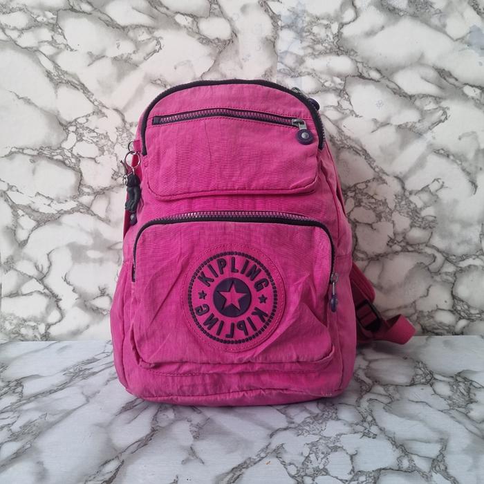 TAS RANSEL KIPLING WANITA SECOND BRANDED PINK / TAS RANSEL FASHION KIPLING WANITA