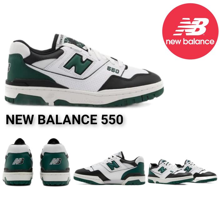 Sepatu NB New Balance 550 Shipted Pack Green Sepatu Casual Sepatu Sport Sepatu Pria Sneakers Running