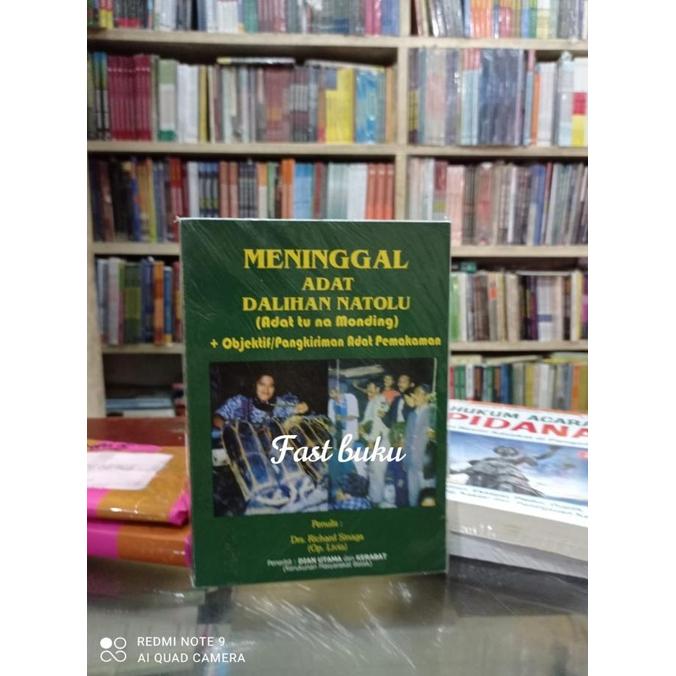 ! BUKU ADAT BATAK/ MENINGGAL ADAT DALIHAN NATOLU ORIGINAL -