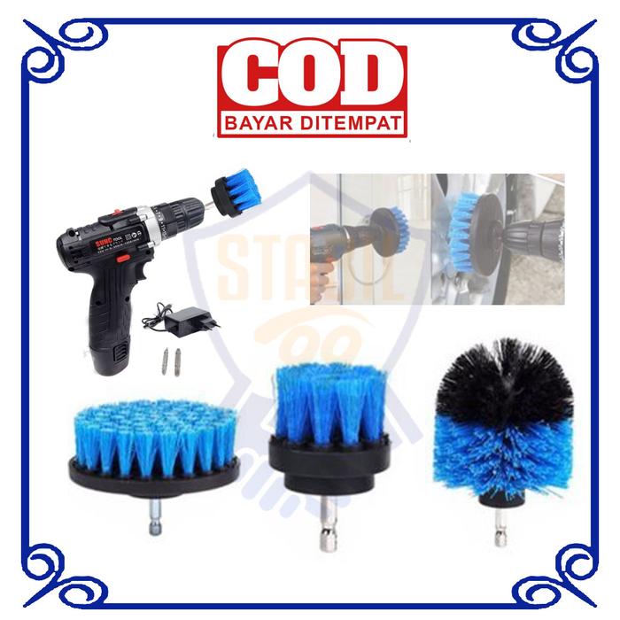 Kepala Sikat Mata Bor Elektrik Shoe Cleaning Brush Pencuci Sepatu Laundry Cleaner