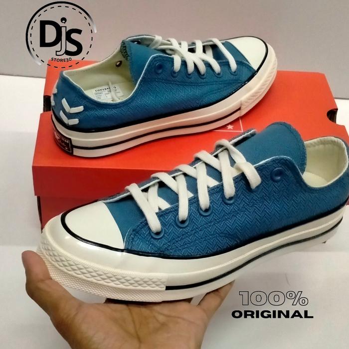 Sepatu Converse Chuck Taylor 70 OX Lakeside Blue Original