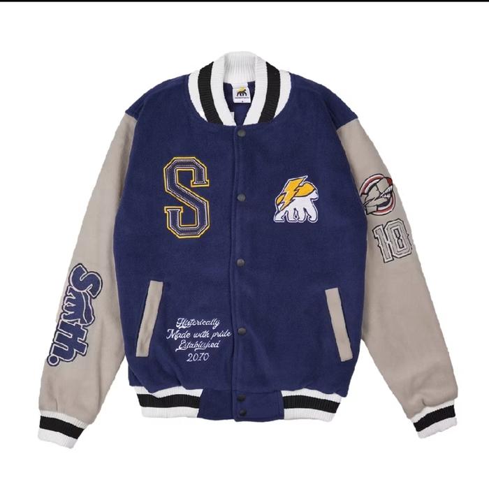 House of Smith Jaket Varsity Pria - New Chamsity #8- Jacket