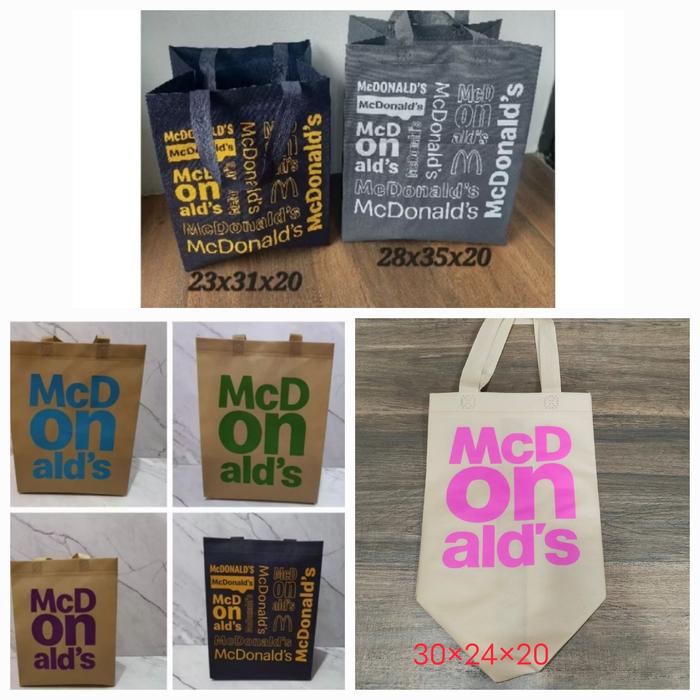 TAS BELANJA SPUNBOND SHOPPING BAG MCDONALDS MCD
