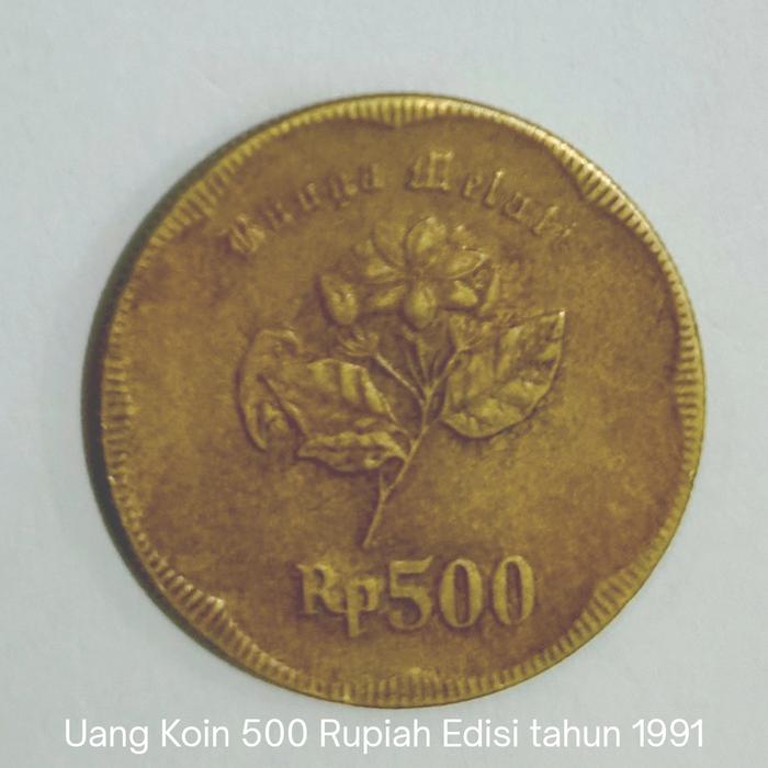 uang koin 500 rupiah tahun 1991