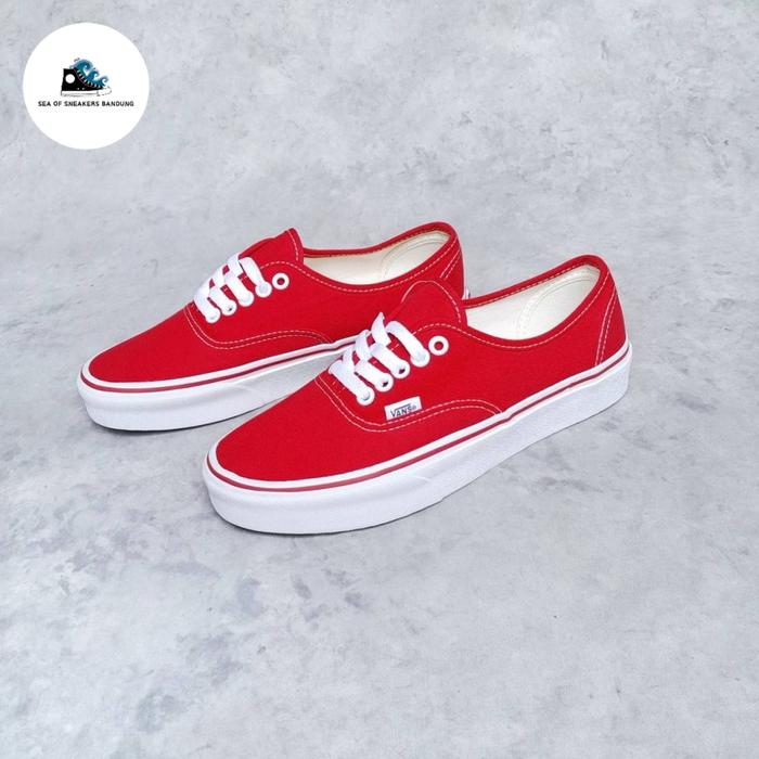 Sepatu Vans Authentic Red Chilli Red