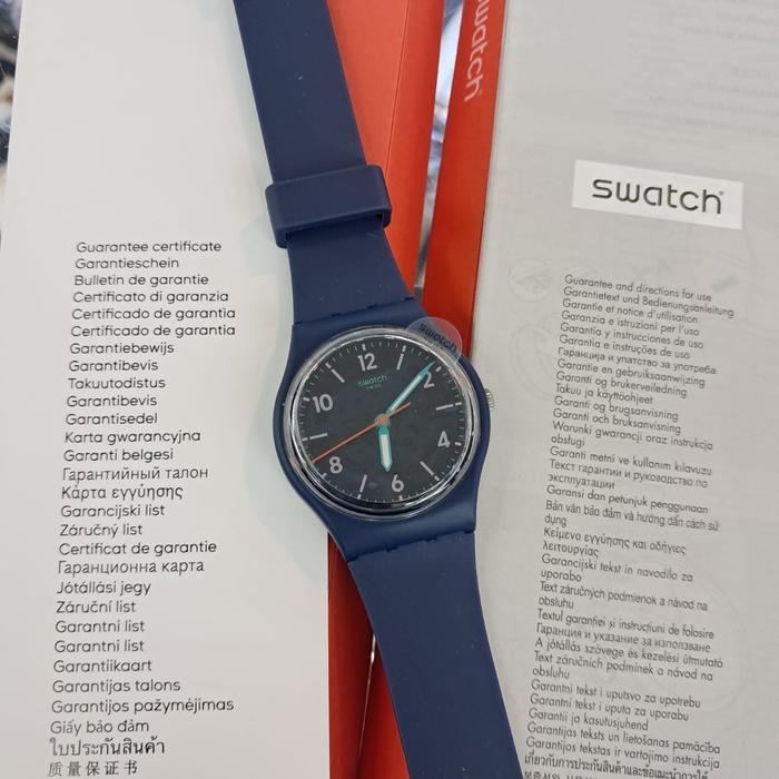 JAM PRIA DAN WANITA SWATCH ORI SO28N118 SWATCH SO28N118 TIME TO TEAL