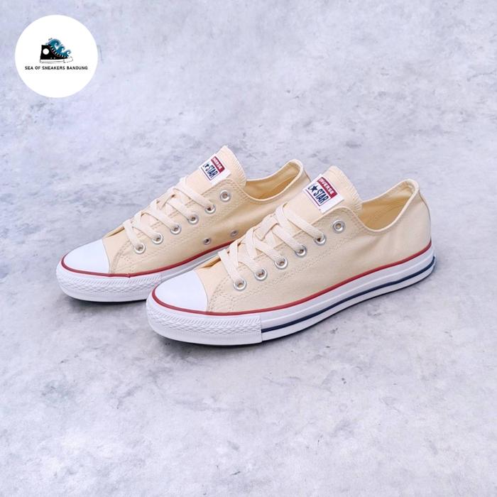Sepatu Converse Chuck Taylor All Star Ox Beige White