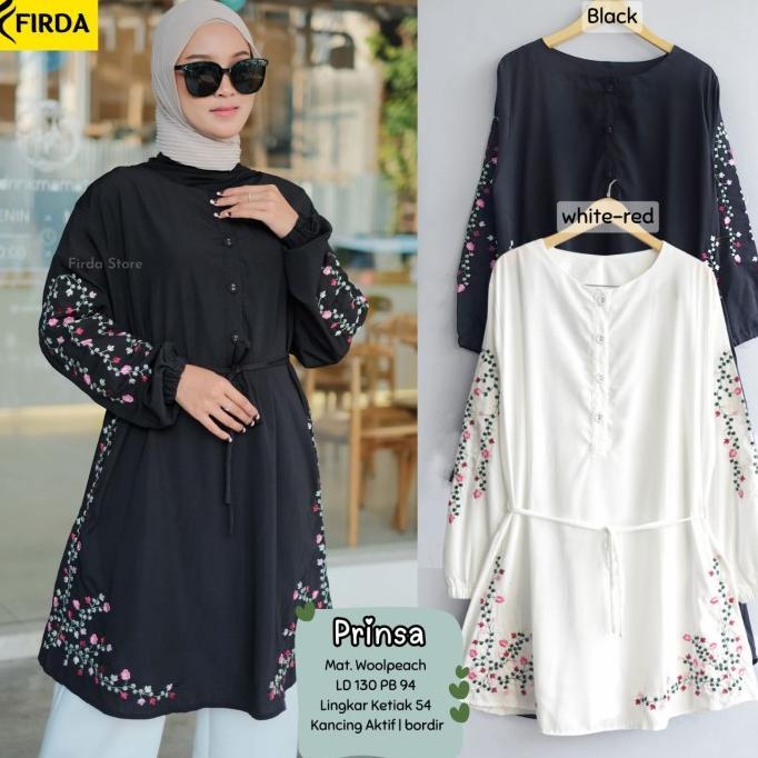 Atasan Jumbo Tunik Blouse Wanita Bordir Adisa SALE!!!