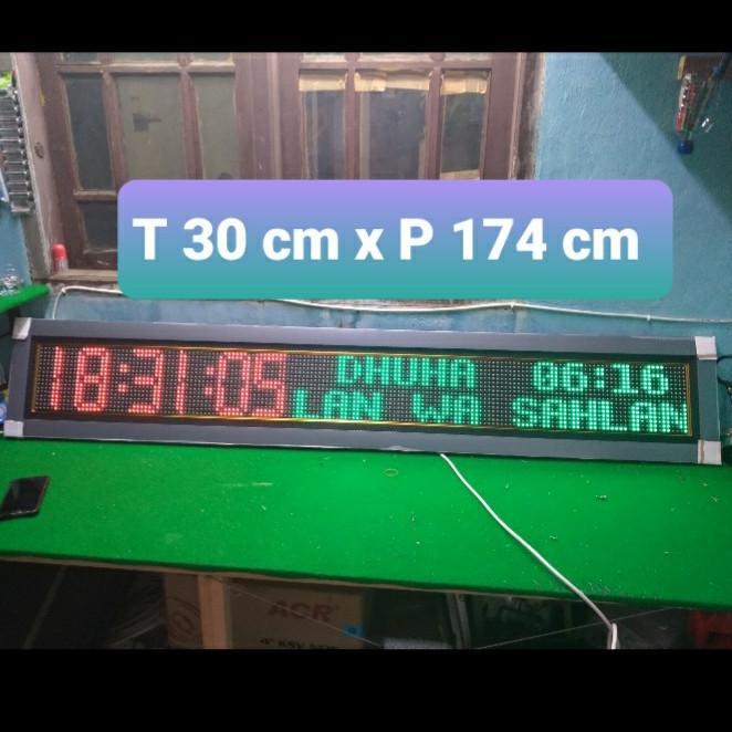 JAM DIGITAL JADWAL SHOLAT RUNNING TEXT