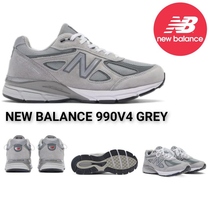 Sepatu NB New Balance 990V4 Grey