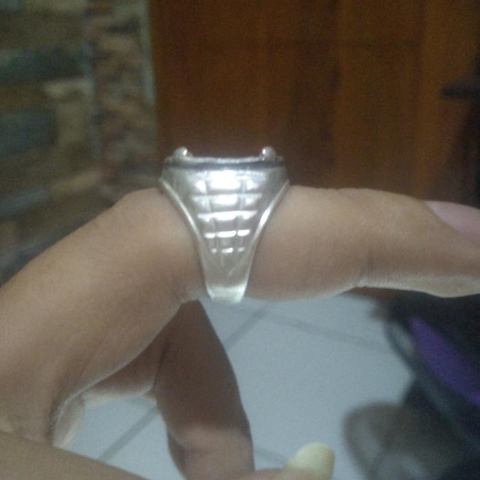 ring perak 925 100 % perak murni batu akik