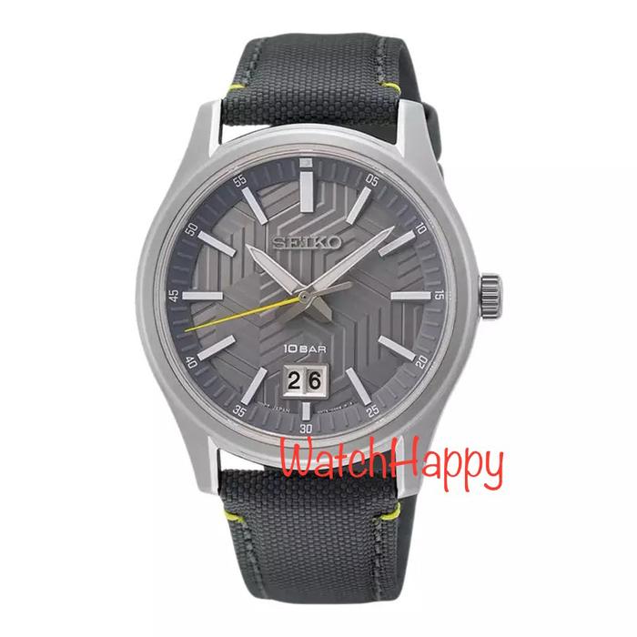 JAM TANGAN SEIKO SUR543P1 / SUR543 / SUR543P MEN ANALOG MOVEMENT GREY DIAL ORIGINAL WARRANTY