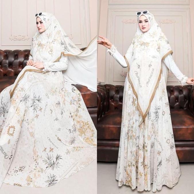 Aminah Series Set Syari Full Printing | Charissa Syar’i