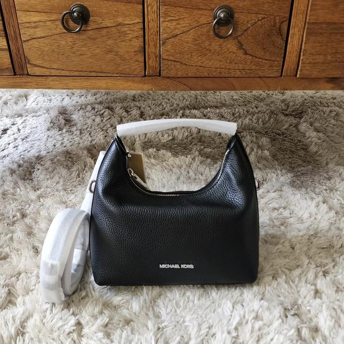 tas wanita mk ember small messenger black ej