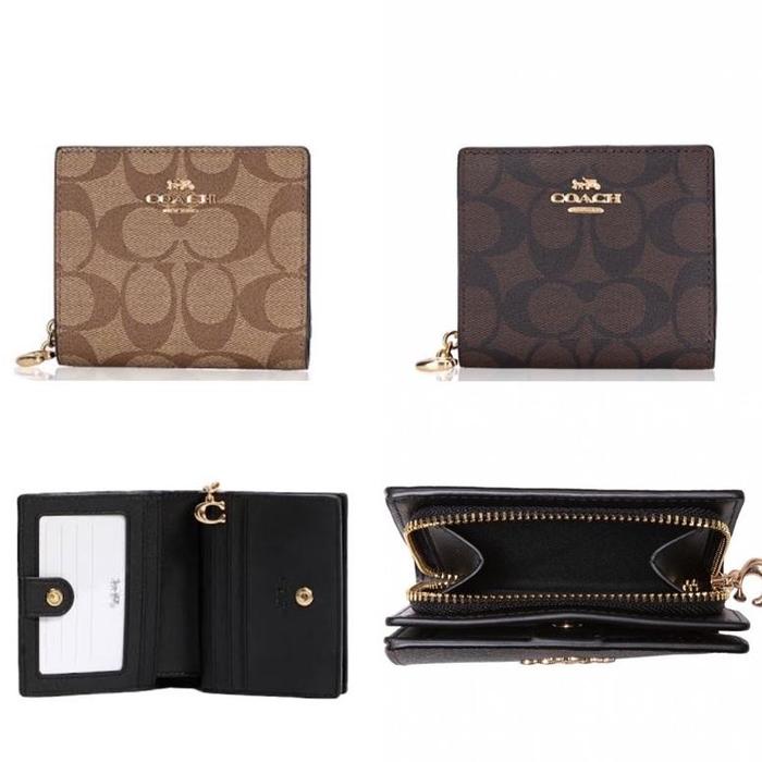 COACH SNAP CARD CASE BIFOLD WALLET ORIGINAL READY STOCK