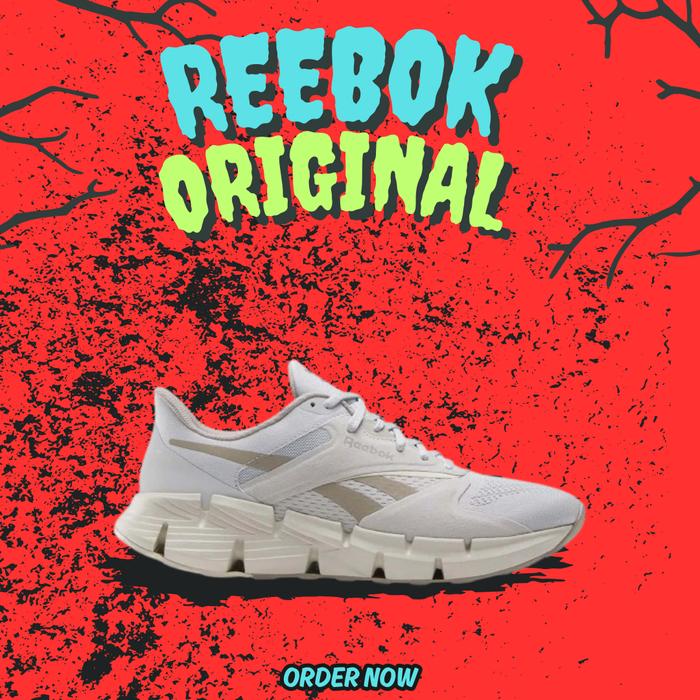 Sepatu Reebok Zig Dynamica 5 Pure Grey Men's ( 100074661 ) Original