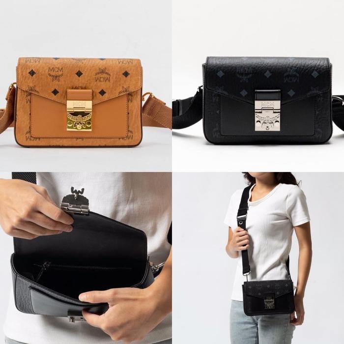MCM SMALL MILLIE FLAP CROSSBODY BAG WITH FLAT FRONT POCKET ORIGINAL READY STOCK