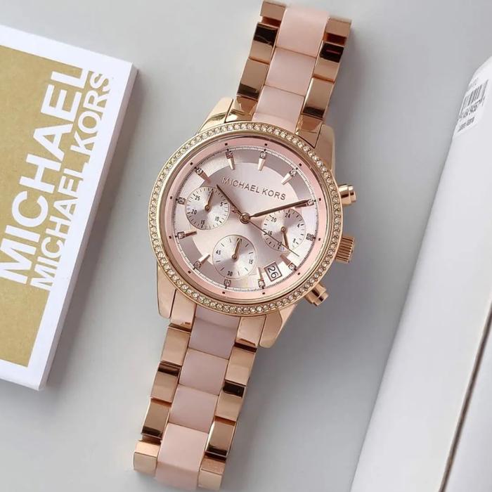 JAM TANGAN WANITA MICHAEL KORS RITZ MK6307 / MK 6307 ORIGINAL