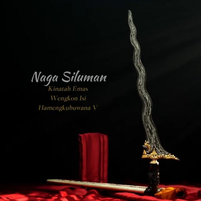 Keris Naga Siluman Pamor Wengkon Isi Asli HB V
