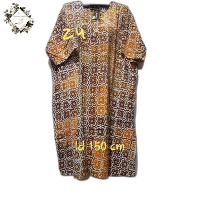 ! DASTER L5 REMEK LD 150 CM PB 110 CM BATIK KENCANA UNGU LABEL HITAM -