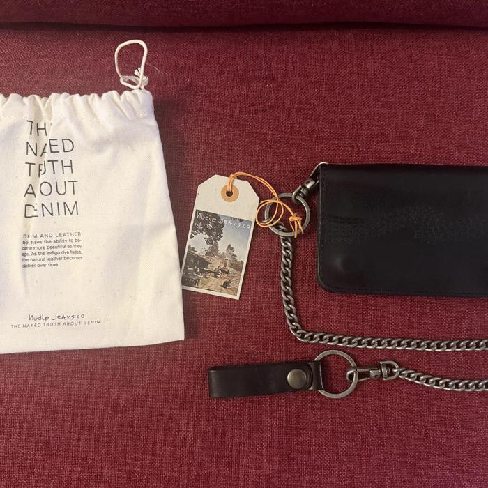 Nudie jeans leather wallet