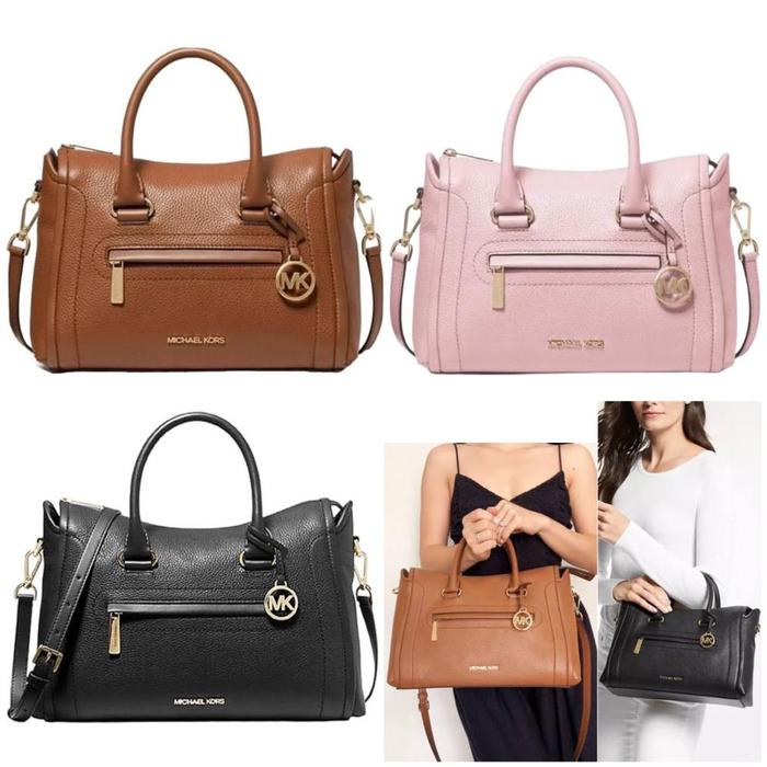 MICHAEL KORS CARINE TOP ZIP CROSSBODY LARGE ORIGINAL READY STOCK