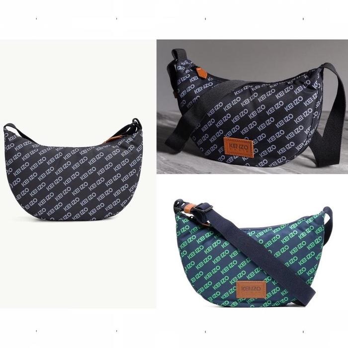 KENZO SMALL SPORT MONOGRAM ALL OVER LOGO SHOULDER BAG ORIGINAL READY STOCK