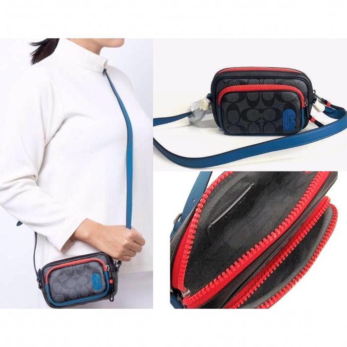 COACH MINI EDGE DOUBLE POUCH ORIGINAL READY STOCK
