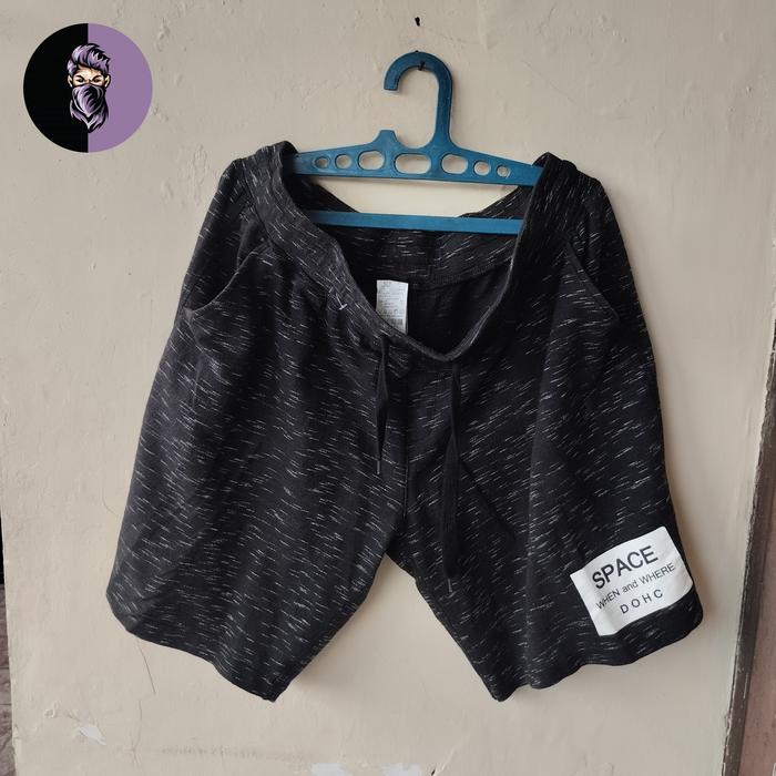 Short Pants DOHC Original Pria Celana Hitam Pendek Wanita Katun Casual Panjang Basic Kerja