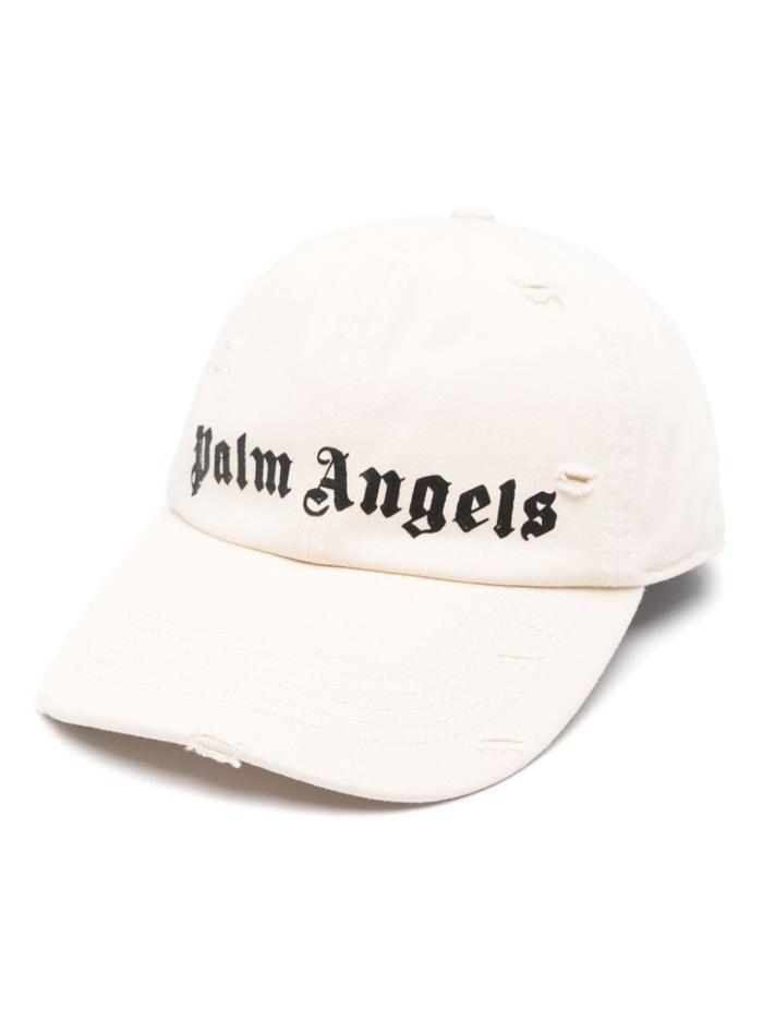 Palm Angels logo-print cotton cap