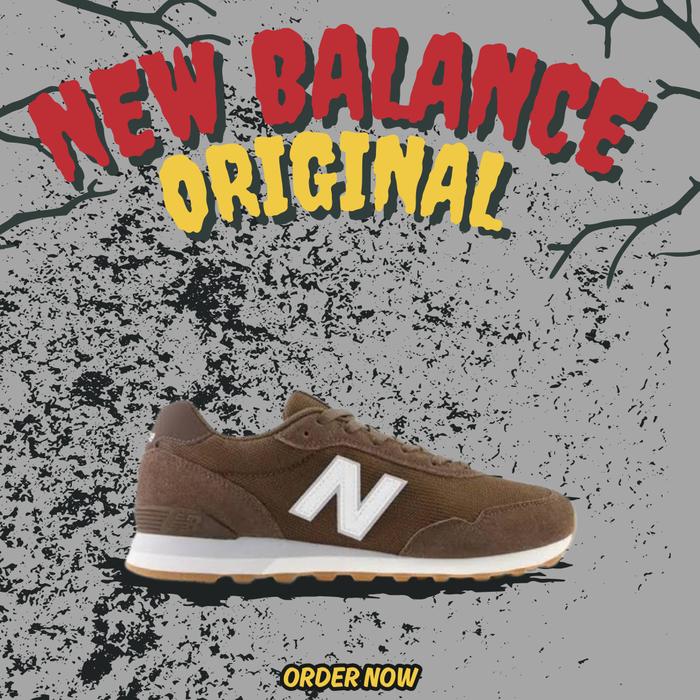 Sepatu New Balance 515 Brown Men's ( ML515CM3 ) Original