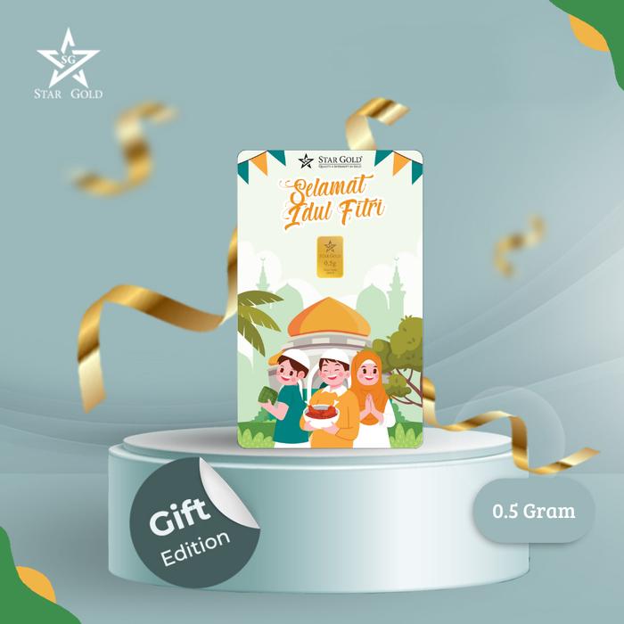 LOGAM MULIA STARGOLD IDUL FITRI SERIES KE 7 - 0.5 GRAM