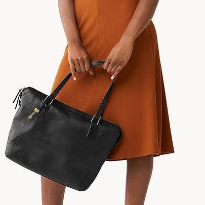 Tas Fossil Jacqueline Tote Black