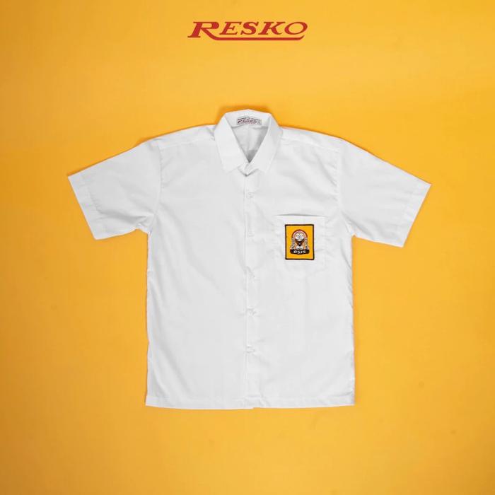 Baju Lengan Pendek Atasan SMP - Seragam Sekolah Resko