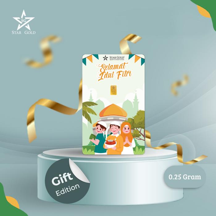 LOGAM MULIA STARGOLD IDUL FITRI SERIES KE 7 - 0.25 GRAM